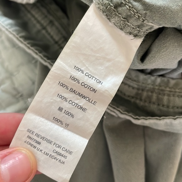 J Crew Sunday Slim Sage Green Chino Pants Size 2P - Picture 6 of 6